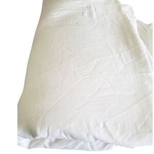 Restoration Hardware White Ultra-Fine Lightweight Cotton Duvet Cover Full Queen